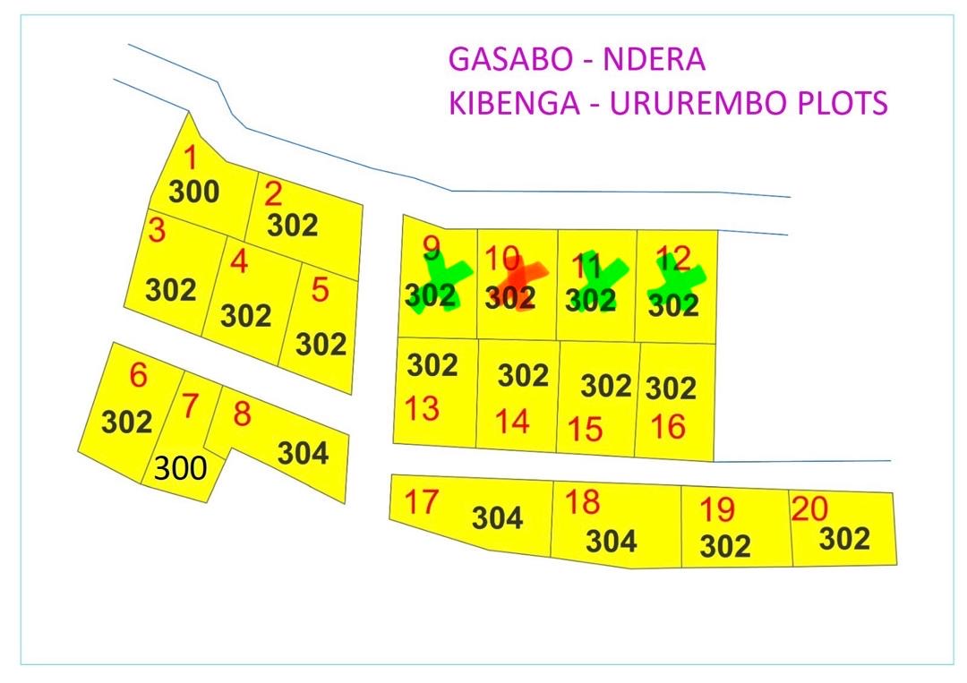 Prime Land for Sale in Ndera, Gasabo District , Kibenga, Ururembo