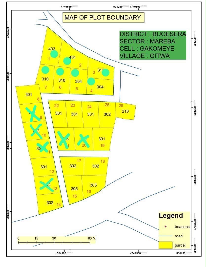 Plots for sale in Bugesera, Marebe