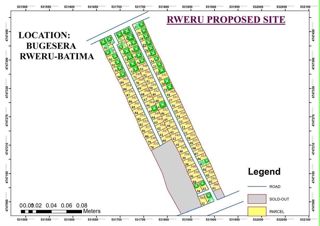 Plots for sale in Bugesera