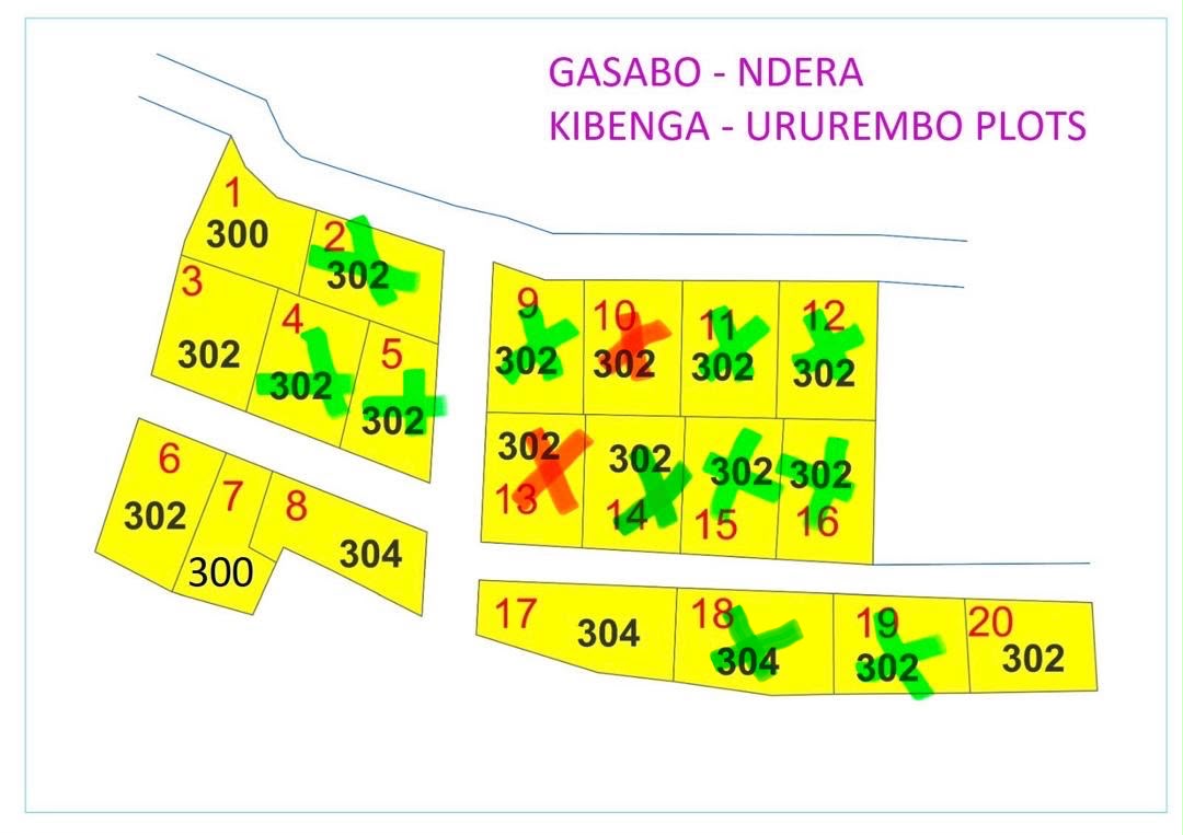 Prime Land for Sale in Ndera, Gasabo District , Kibenga, Ururembo