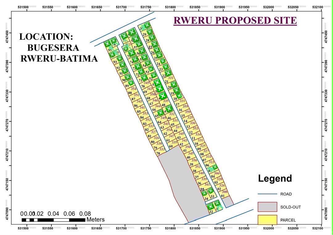 Plots for sale in Bugesera