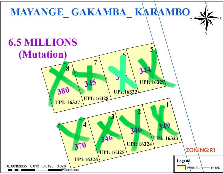 Plot for sale in Mayange