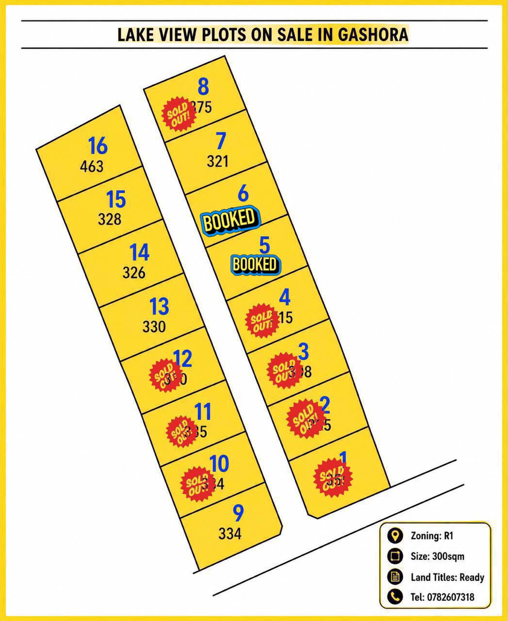 Plots for sale in Bugesera